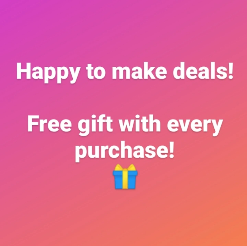 Free gift with every purchase!